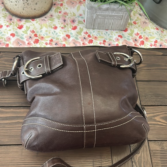 Leather Vintage Coach Purse - Picture 3 of 8